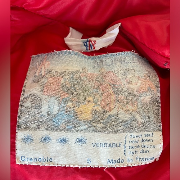 Vintage Moncler Grenoble Red Puffer Jacket/Vest (2-in-1) - Men’s XL (Size 5) - Picture 7 of 10